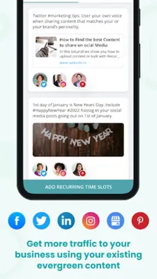 RecurPost- Social Media App android App screenshot 7
